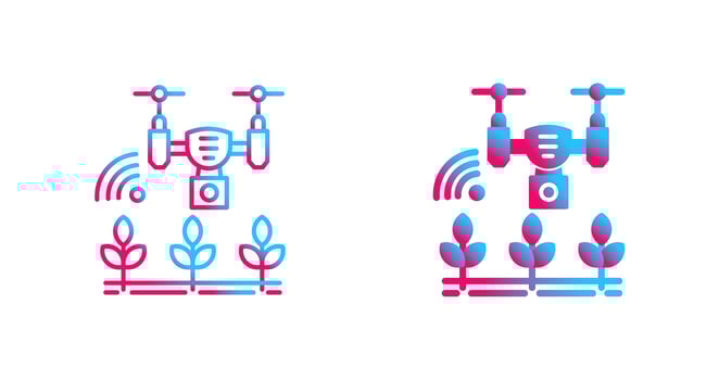 Smart Farm Vector Icon