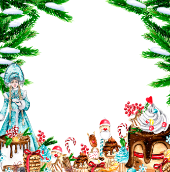 Composition for Christmas. Gifts, cupcake, cake,cookies,fir branches.Watercolor hand drawn illustration. Winter holiday. png