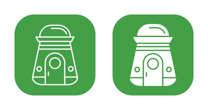 Space Capsule Vector Icon