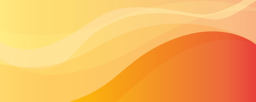 Abstract orange background with smooth lines. Vector illustration for your design.