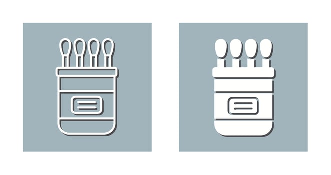 Cotton buds Vector Icon