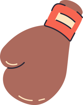 Boxing glove illustration png