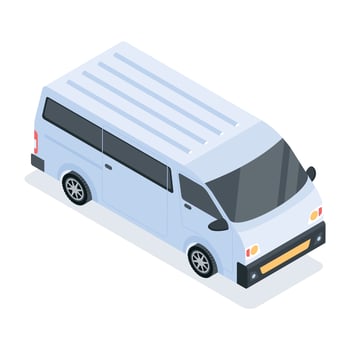 Flat Transport icons vector