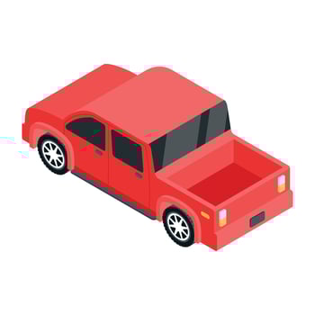 Flat Transport icons vector