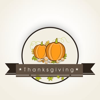 Happy Thanksgiving Background. vector