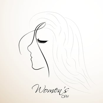 Happy Women's Day celebration design. vector
