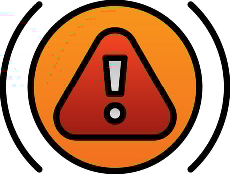 Warning Vector Icon Design