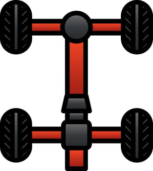 Chassis Vector Icon Design