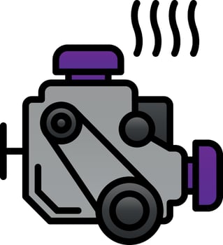 Engine Vector Icon Design