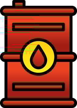 Oil Vector Icon Design