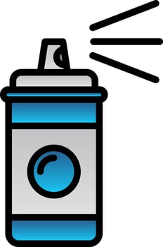 Spray paint Vector Icon Design