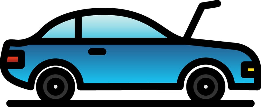 Hood open Vector Icon Design