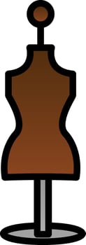 Mannequin Vector Icon Design