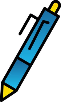 Fountain pen Vector Icon Design