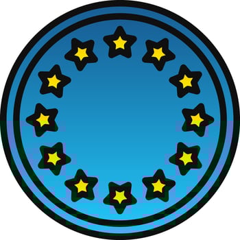 European union Vector Icon Design
