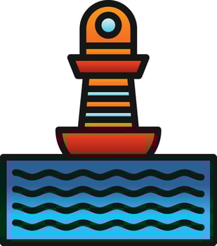 Buoy Vector Icon Design
