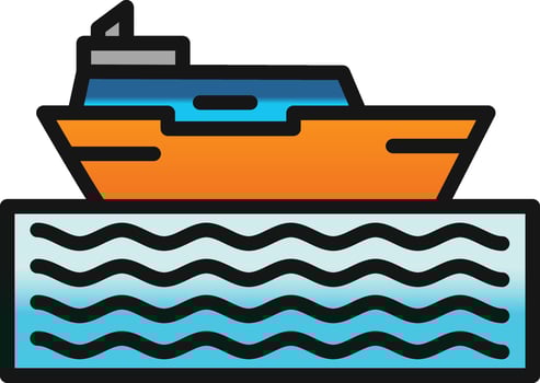 Cruise Vector Icon Design