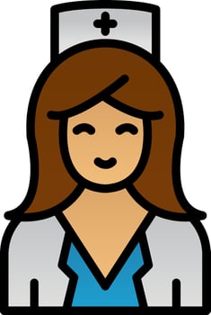 Nurse Vector Icon Design