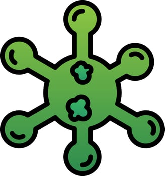 Virus Vector Icon Design