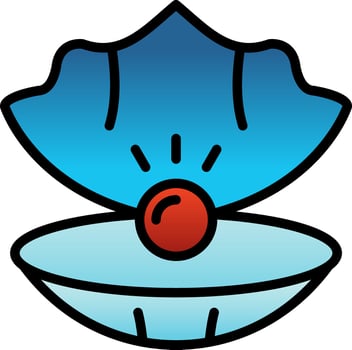 Clam Vector Icon Design