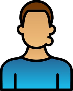Face swelling Vector Icon Design