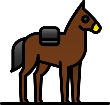 Horse Vector Icon Design