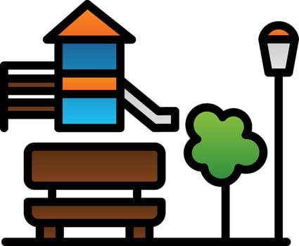 Park Vector Icon Design