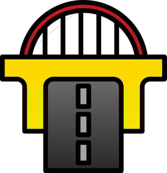 Bridge Vector Icon Design