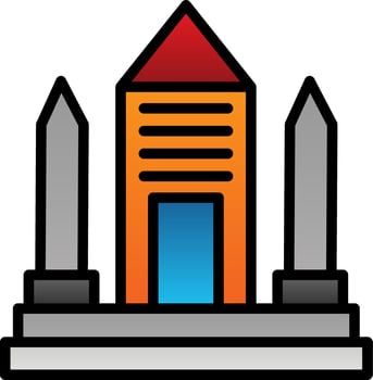 Monument Vector Icon Design