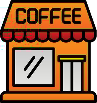 Coffee house Vector Icon Design