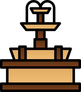 Fountain Vector Icon Design