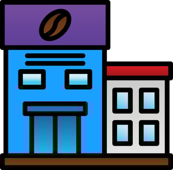 Coffee shop Vector Icon Design