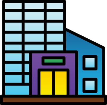 Shopping center Vector Icon Design