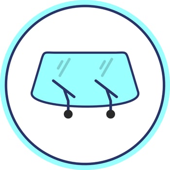 Windshield Vector Icon Design
