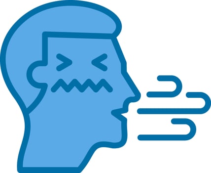 Bad breath Vector Icon Design