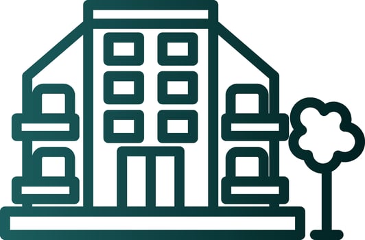 Apartment Vector Icon Design