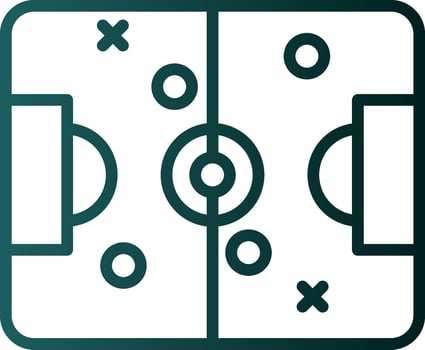 Football field Vector Icon Design