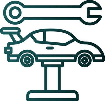 Car repair Vector Icon Design