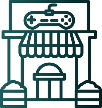 Game store Vector Icon Design