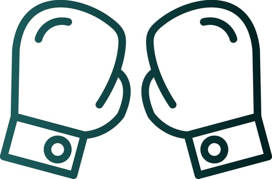 Boxing gloves Vector Icon Design