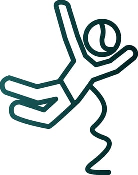 Base jumping Vector Icon Design