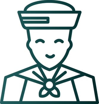 Sailor Vector Icon Design