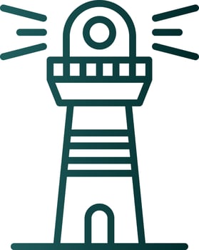 Lighthouse Vector Icon Design