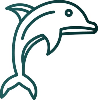 Dolphin Vector Icon Design