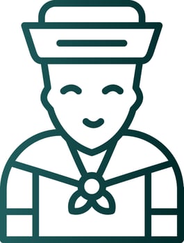 Sailor Vector Icon Design