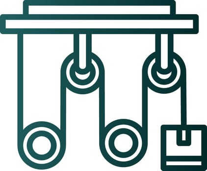Pulley Vector Icon Design