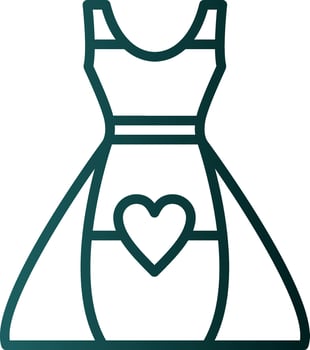 Dress Vector Icon Design