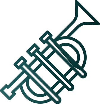 Trumpet Vector Icon Design