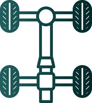 Chassis Vector Icon Design