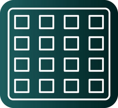 Waffle Vector Icon Design